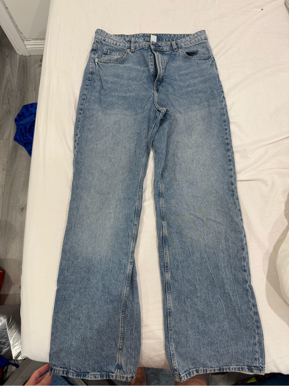 ASOS Light Blue Wide Leg Jeans
